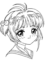 Cardcaptor Sakura Coloring Page